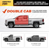 Step Side for Trucks Compatible for 2019-2025 Silverado & Sierra 1500 | 2020-2025 Silverado / Sierra 2500 3500 HD - Yzona